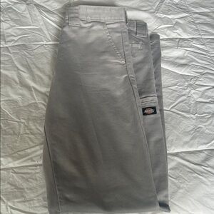 Dickies Boys Gray Khaki Chinos Durable Cotton Twill, size 16🌿